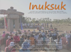 plaque de l'Inuksuk